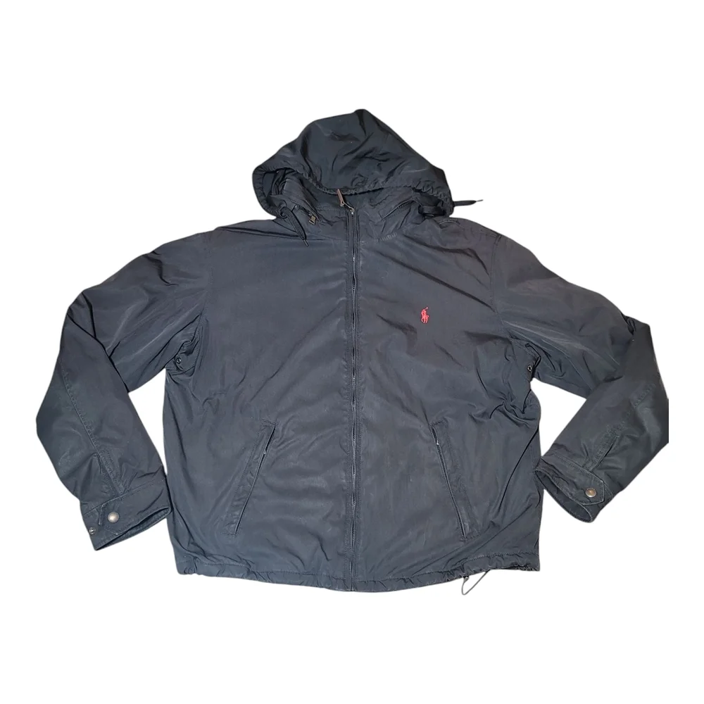Polo by Ralph Lauren Men's Black Hooded Jacket‎